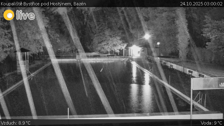 Koupaliště Bystřice pod Hostýnem - Bazén - 24.10.2025 v 03:00 Koupaliště Bystřice pod Hostýnem - Bazén - 24.10.2025 v 03:00
