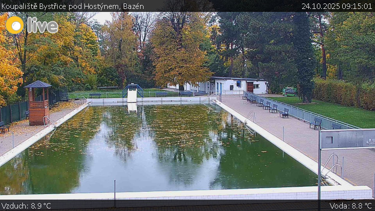 Koupaliště Bystřice pod Hostýnem - Bazén - 24.10.2025 v 09:15 Koupaliště Bystřice pod Hostýnem - Bazén - 24.10.2025 v 09:15