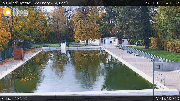 Koupaliště Bystřice pod Hostýnem - Bazén - 25.10.2025 v 14:15 Koupaliště Bystřice pod Hostýnem - Bazén - 25.10.2025 v 14:15