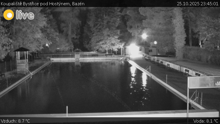 Koupaliště Bystřice pod Hostýnem - Bazén - 25.10.2025 v 23:45 Koupaliště Bystřice pod Hostýnem - Bazén - 25.10.2025 v 23:45