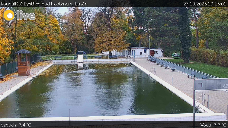 Koupaliště Bystřice pod Hostýnem - Bazén - 27.10.2025 v 10:15 Koupaliště Bystřice pod Hostýnem - Bazén - 27.10.2025 v 10:15