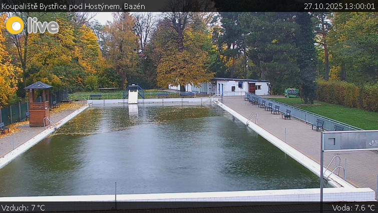 Koupaliště Bystřice pod Hostýnem - Bazén - 27.10.2025 v 13:00 Koupaliště Bystřice pod Hostýnem - Bazén - 27.10.2025 v 13:00