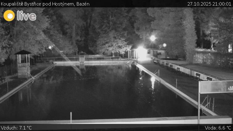 Koupaliště Bystřice pod Hostýnem - Bazén - 27.10.2025 v 21:00 Koupaliště Bystřice pod Hostýnem - Bazén - 27.10.2025 v 21:00