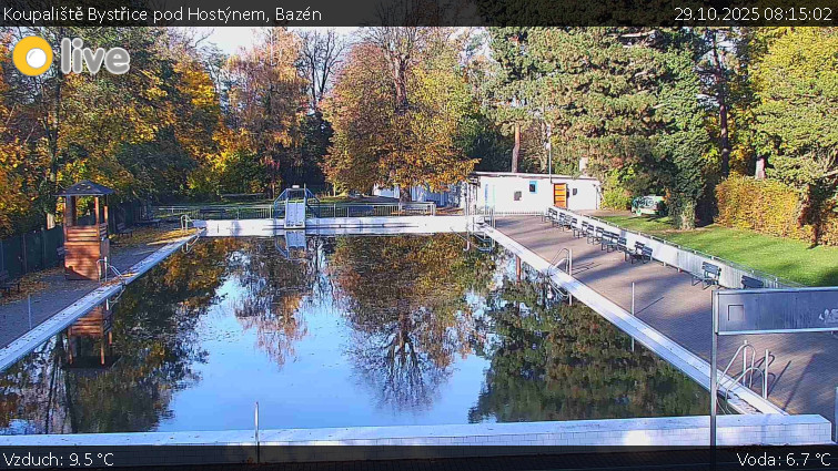 Koupaliště Bystřice pod Hostýnem - Bazén - 29.10.2025 v 08:15 Koupaliště Bystřice pod Hostýnem - Bazén - 29.10.2025 v 08:15