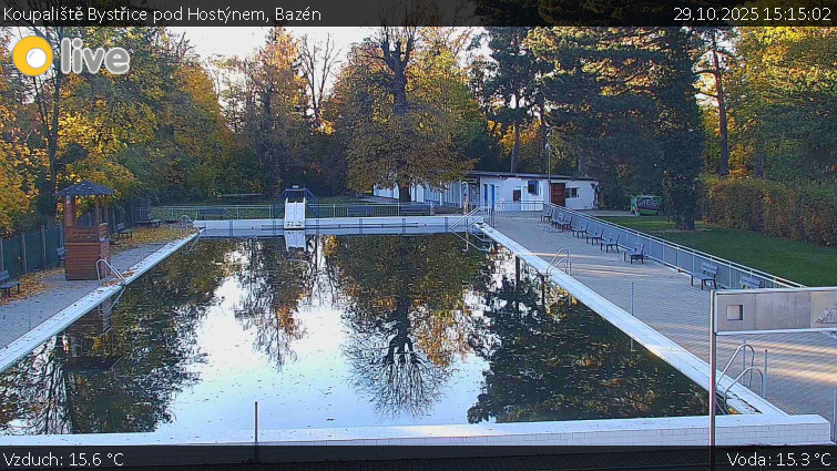 Koupaliště Bystřice pod Hostýnem - Bazén - 29.10.2025 v 15:15 Koupaliště Bystřice pod Hostýnem - Bazén - 29.10.2025 v 15:15
