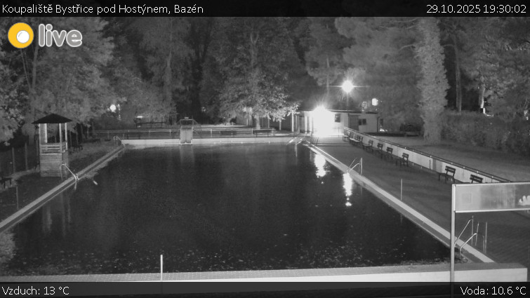 Koupaliště Bystřice pod Hostýnem - Bazén - 29.10.2025 v 19:30 Koupaliště Bystřice pod Hostýnem - Bazén - 29.10.2025 v 19:30