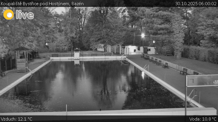 Koupaliště Bystřice pod Hostýnem - Bazén - 30.10.2025 v 06:00 Koupaliště Bystřice pod Hostýnem - Bazén - 30.10.2025 v 06:00