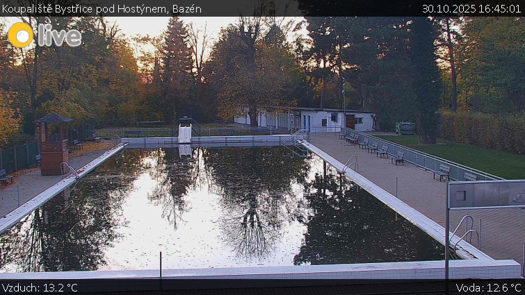 Koupaliště Bystřice pod Hostýnem - Bazén - 30.10.2025 v 16:45 Koupaliště Bystřice pod Hostýnem - Bazén - 30.10.2025 v 16:45