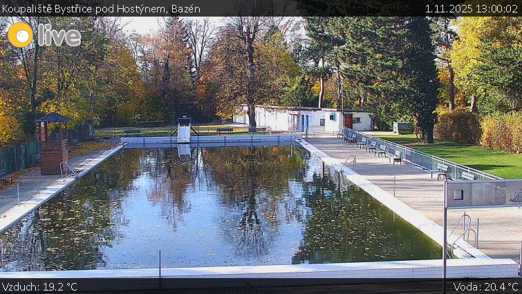 Koupaliště Bystřice pod Hostýnem - Bazén - 1.11.2025 v 13:00 Koupaliště Bystřice pod Hostýnem - Bazén - 1.11.2025 v 13:00