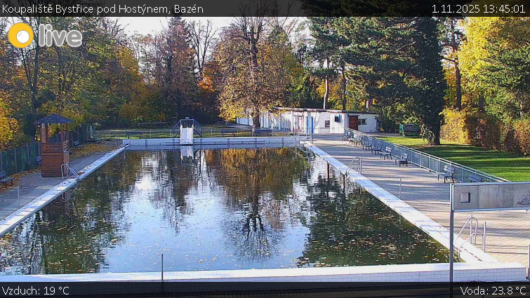 Koupaliště Bystřice pod Hostýnem - Bazén - 1.11.2025 v 13:45 Koupaliště Bystřice pod Hostýnem - Bazén - 1.11.2025 v 13:45