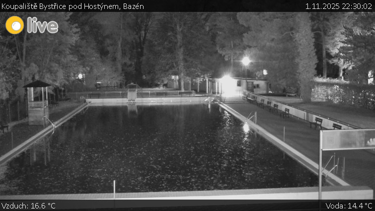 Koupaliště Bystřice pod Hostýnem - Bazén - 1.11.2025 v 22:30 Koupaliště Bystřice pod Hostýnem - Bazén - 1.11.2025 v 22:30