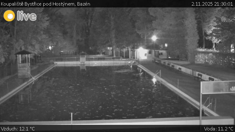 Koupaliště Bystřice pod Hostýnem - Bazén - 2.11.2025 v 21:30 Koupaliště Bystřice pod Hostýnem - Bazén - 2.11.2025 v 21:30