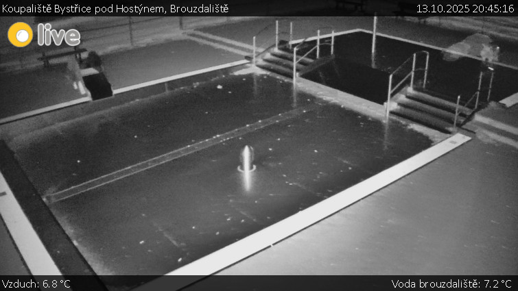 Koupaliště Bystřice pod Hostýnem - Brouzdaliště - 13.10.2025 v 20:45 Koupaliště Bystřice pod Hostýnem - Brouzdaliště - 13.10.2025 v 20:45