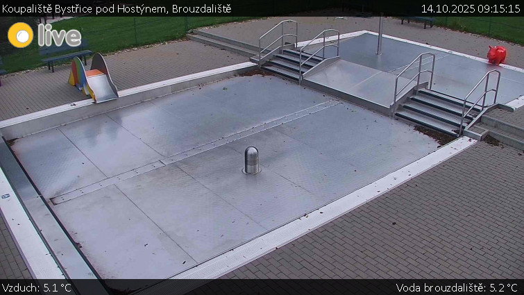 Koupaliště Bystřice pod Hostýnem - Brouzdaliště - 14.10.2025 v 09:15 Koupaliště Bystřice pod Hostýnem - Brouzdaliště - 14.10.2025 v 09:15