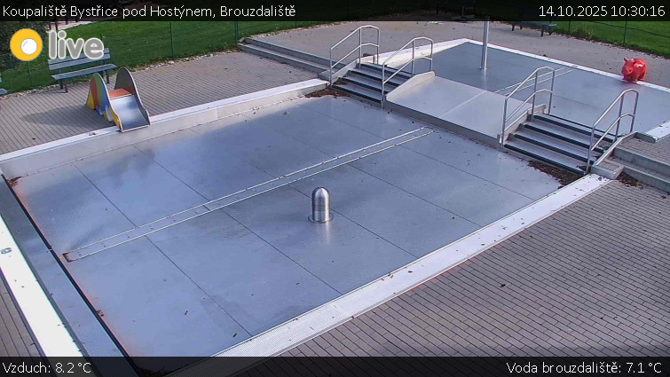 Koupaliště Bystřice pod Hostýnem - Brouzdaliště - 14.10.2025 v 10:30 Koupaliště Bystřice pod Hostýnem - Brouzdaliště - 14.10.2025 v 10:30