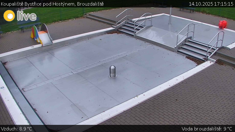 Koupaliště Bystřice pod Hostýnem - Brouzdaliště - 14.10.2025 v 17:15 Koupaliště Bystřice pod Hostýnem - Brouzdaliště - 14.10.2025 v 17:15