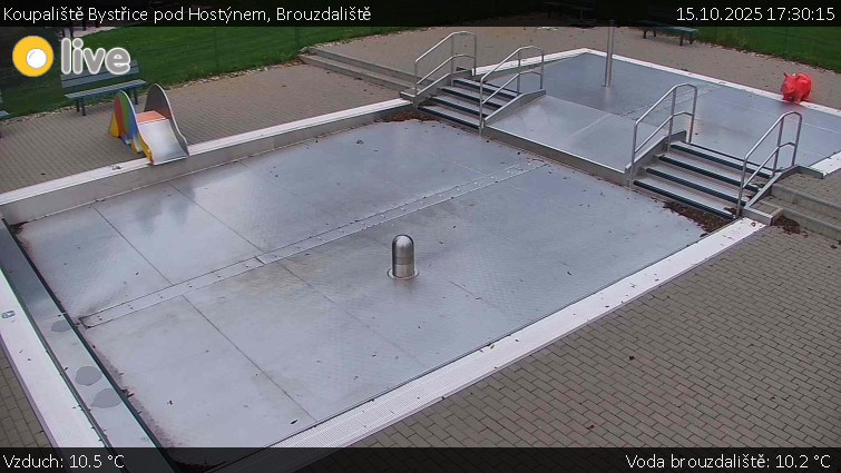 Koupaliště Bystřice pod Hostýnem - Brouzdaliště - 15.10.2025 v 17:30 Koupaliště Bystřice pod Hostýnem - Brouzdaliště - 15.10.2025 v 17:30