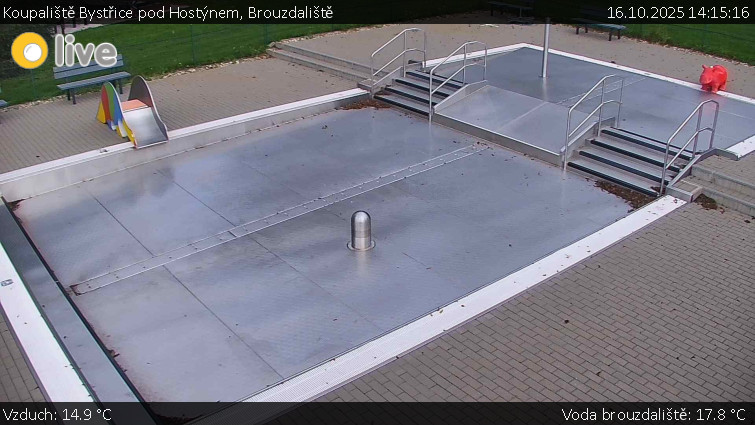 Koupaliště Bystřice pod Hostýnem - Brouzdaliště - 16.10.2025 v 14:15 Koupaliště Bystřice pod Hostýnem - Brouzdaliště - 16.10.2025 v 14:15