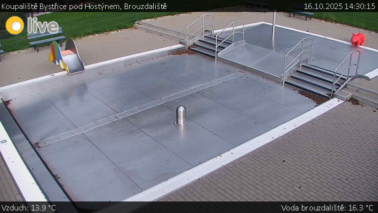 Koupaliště Bystřice pod Hostýnem - Brouzdaliště - 16.10.2025 v 14:30 Koupaliště Bystřice pod Hostýnem - Brouzdaliště - 16.10.2025 v 14:30