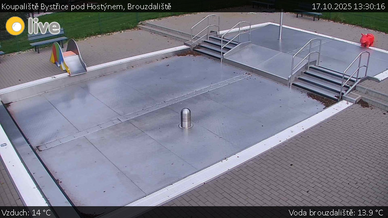 Koupaliště Bystřice pod Hostýnem - Brouzdaliště - 17.10.2025 v 13:30 Koupaliště Bystřice pod Hostýnem - Brouzdaliště - 17.10.2025 v 13:30