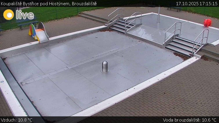 Koupaliště Bystřice pod Hostýnem - Brouzdaliště - 17.10.2025 v 17:15 Koupaliště Bystřice pod Hostýnem - Brouzdaliště - 17.10.2025 v 17:15
