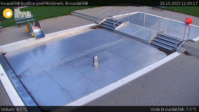 Koupaliště Bystřice pod Hostýnem - Brouzdaliště - 18.10.2025 v 11:00 Koupaliště Bystřice pod Hostýnem - Brouzdaliště - 18.10.2025 v 11:00