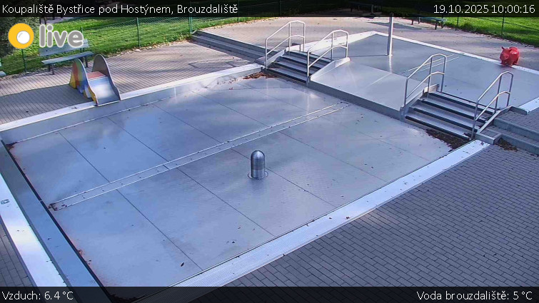 Koupaliště Bystřice pod Hostýnem - Brouzdaliště - 19.10.2025 v 10:00 Koupaliště Bystřice pod Hostýnem - Brouzdaliště - 19.10.2025 v 10:00