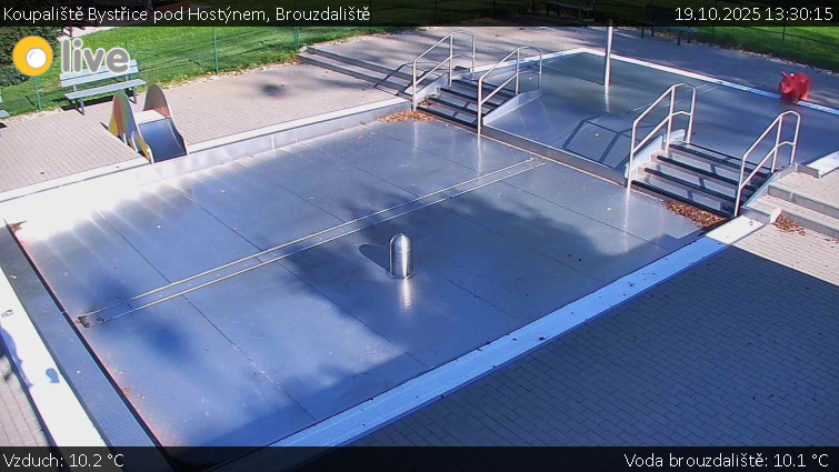 Koupaliště Bystřice pod Hostýnem - Brouzdaliště - 19.10.2025 v 13:30 Koupaliště Bystřice pod Hostýnem - Brouzdaliště - 19.10.2025 v 13:30