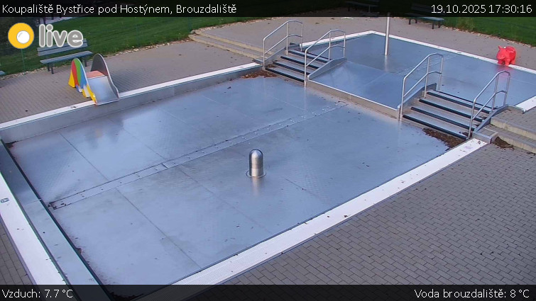 Koupaliště Bystřice pod Hostýnem - Brouzdaliště - 19.10.2025 v 17:30 Koupaliště Bystřice pod Hostýnem - Brouzdaliště - 19.10.2025 v 17:30