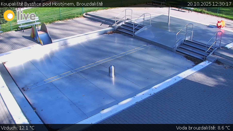Koupaliště Bystřice pod Hostýnem - Brouzdaliště - 20.10.2025 v 12:30 Koupaliště Bystřice pod Hostýnem - Brouzdaliště - 20.10.2025 v 12:30