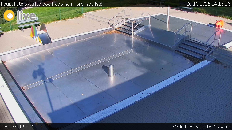 Koupaliště Bystřice pod Hostýnem - Brouzdaliště - 20.10.2025 v 14:15 Koupaliště Bystřice pod Hostýnem - Brouzdaliště - 20.10.2025 v 14:15