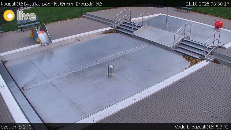 Koupaliště Bystřice pod Hostýnem - Brouzdaliště - 21.10.2025 v 08:30 Koupaliště Bystřice pod Hostýnem - Brouzdaliště - 21.10.2025 v 08:30