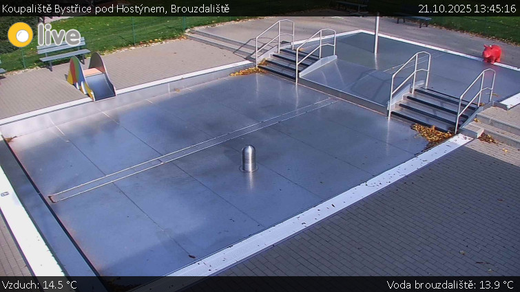 Koupaliště Bystřice pod Hostýnem - Brouzdaliště - 21.10.2025 v 13:45 Koupaliště Bystřice pod Hostýnem - Brouzdaliště - 21.10.2025 v 13:45