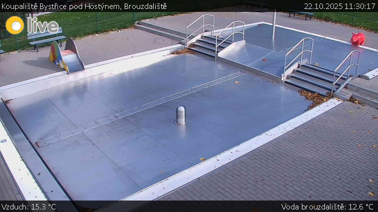 Koupaliště Bystřice pod Hostýnem - Brouzdaliště - 22.10.2025 v 11:30 Koupaliště Bystřice pod Hostýnem - Brouzdaliště - 22.10.2025 v 11:30