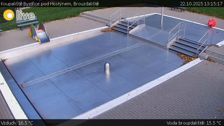 Koupaliště Bystřice pod Hostýnem - Brouzdaliště - 22.10.2025 v 13:15 Koupaliště Bystřice pod Hostýnem - Brouzdaliště - 22.10.2025 v 13:15