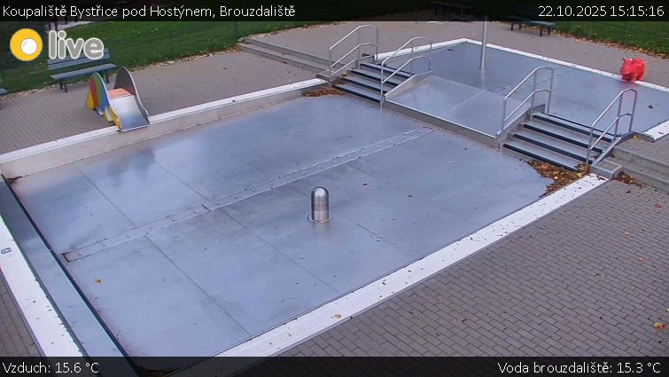 Koupaliště Bystřice pod Hostýnem - Brouzdaliště - 22.10.2025 v 15:15 Koupaliště Bystřice pod Hostýnem - Brouzdaliště - 22.10.2025 v 15:15