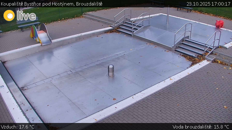 Koupaliště Bystřice pod Hostýnem - Brouzdaliště - 23.10.2025 v 17:00 Koupaliště Bystřice pod Hostýnem - Brouzdaliště - 23.10.2025 v 17:00