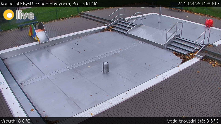 Koupaliště Bystřice pod Hostýnem - Brouzdaliště - 24.10.2025 v 12:30 Koupaliště Bystřice pod Hostýnem - Brouzdaliště - 24.10.2025 v 12:30