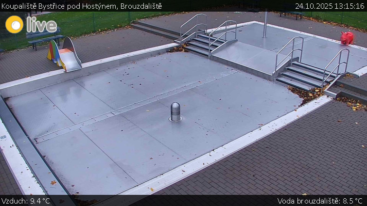 Koupaliště Bystřice pod Hostýnem - Brouzdaliště - 24.10.2025 v 13:15 Koupaliště Bystřice pod Hostýnem - Brouzdaliště - 24.10.2025 v 13:15