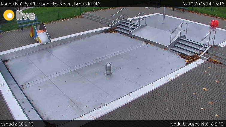 Koupaliště Bystřice pod Hostýnem - Brouzdaliště - 28.10.2025 v 14:15 Koupaliště Bystřice pod Hostýnem - Brouzdaliště - 28.10.2025 v 14:15