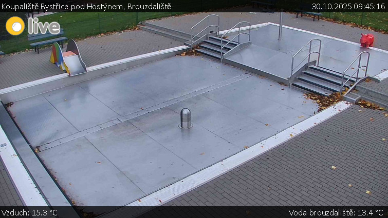 Koupaliště Bystřice pod Hostýnem - Brouzdaliště - 30.10.2025 v 09:45 Koupaliště Bystřice pod Hostýnem - Brouzdaliště - 30.10.2025 v 09:45