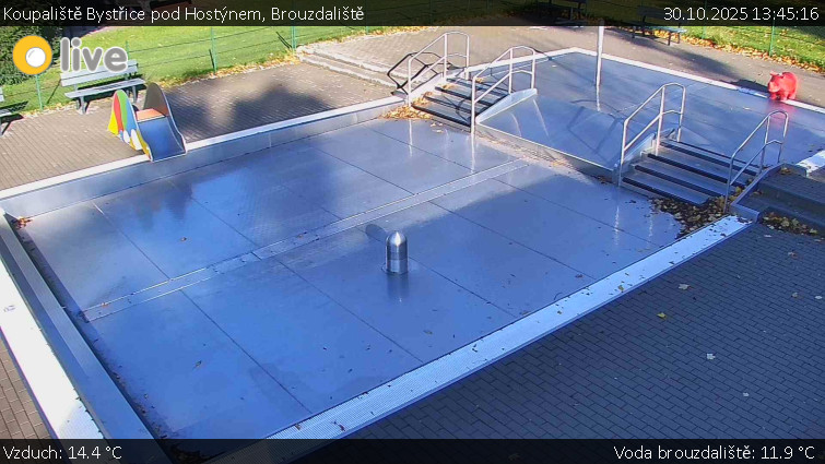 Koupaliště Bystřice pod Hostýnem - Brouzdaliště - 30.10.2025 v 13:45 Koupaliště Bystřice pod Hostýnem - Brouzdaliště - 30.10.2025 v 13:45