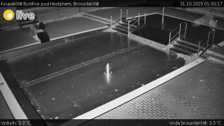 Koupaliště Bystřice pod Hostýnem - Brouzdaliště - 31.10.2025 v 01:30 Koupaliště Bystřice pod Hostýnem - Brouzdaliště - 31.10.2025 v 01:30