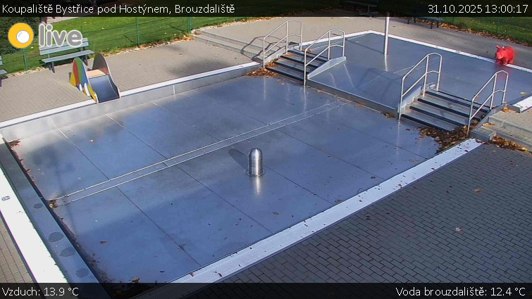 Koupaliště Bystřice pod Hostýnem - Brouzdaliště - 31.10.2025 v 13:00 Koupaliště Bystřice pod Hostýnem - Brouzdaliště - 31.10.2025 v 13:00