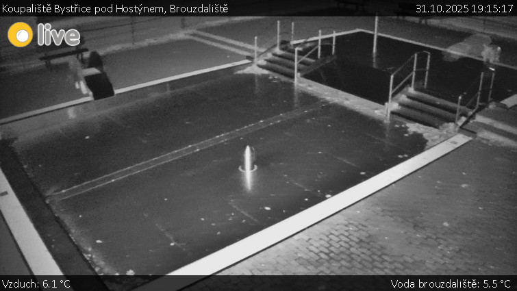 Koupaliště Bystřice pod Hostýnem - Brouzdaliště - 31.10.2025 v 19:15 Koupaliště Bystřice pod Hostýnem - Brouzdaliště - 31.10.2025 v 19:15