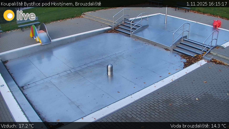Koupaliště Bystřice pod Hostýnem - Brouzdaliště - 1.11.2025 v 16:15 Koupaliště Bystřice pod Hostýnem - Brouzdaliště - 1.11.2025 v 16:15