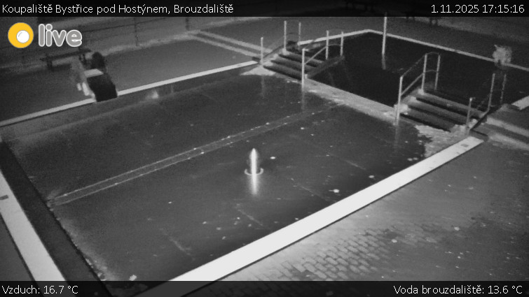 Koupaliště Bystřice pod Hostýnem - Brouzdaliště - 1.11.2025 v 17:15 Koupaliště Bystřice pod Hostýnem - Brouzdaliště - 1.11.2025 v 17:15