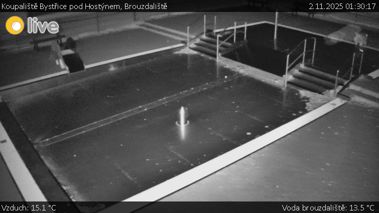 Koupaliště Bystřice pod Hostýnem - Brouzdaliště - 2.11.2025 v 01:30 Koupaliště Bystřice pod Hostýnem - Brouzdaliště - 2.11.2025 v 01:30