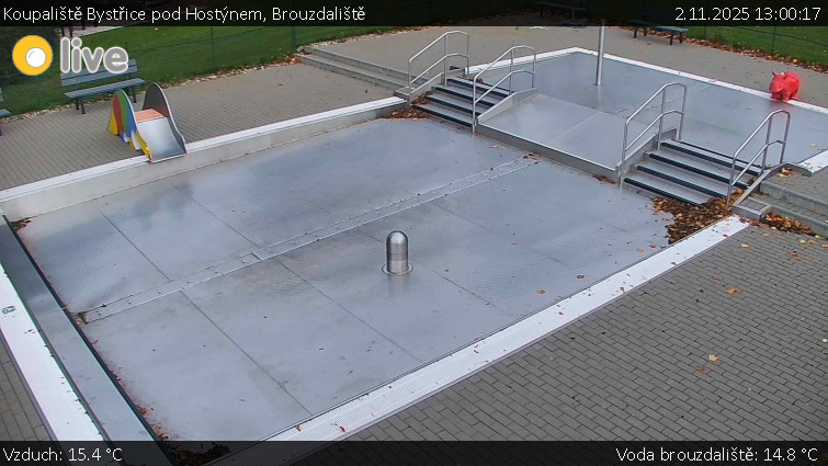 Koupaliště Bystřice pod Hostýnem - Brouzdaliště - 2.11.2025 v 13:00 Koupaliště Bystřice pod Hostýnem - Brouzdaliště - 2.11.2025 v 13:00