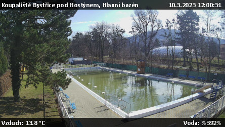 Koupaliště Bystřice pod Hostýnem - Hlavní bazén - 10.3.2023 v 12:00